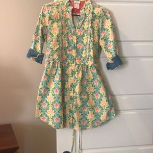 Matilda Jane Tunic. Floral green 🍄